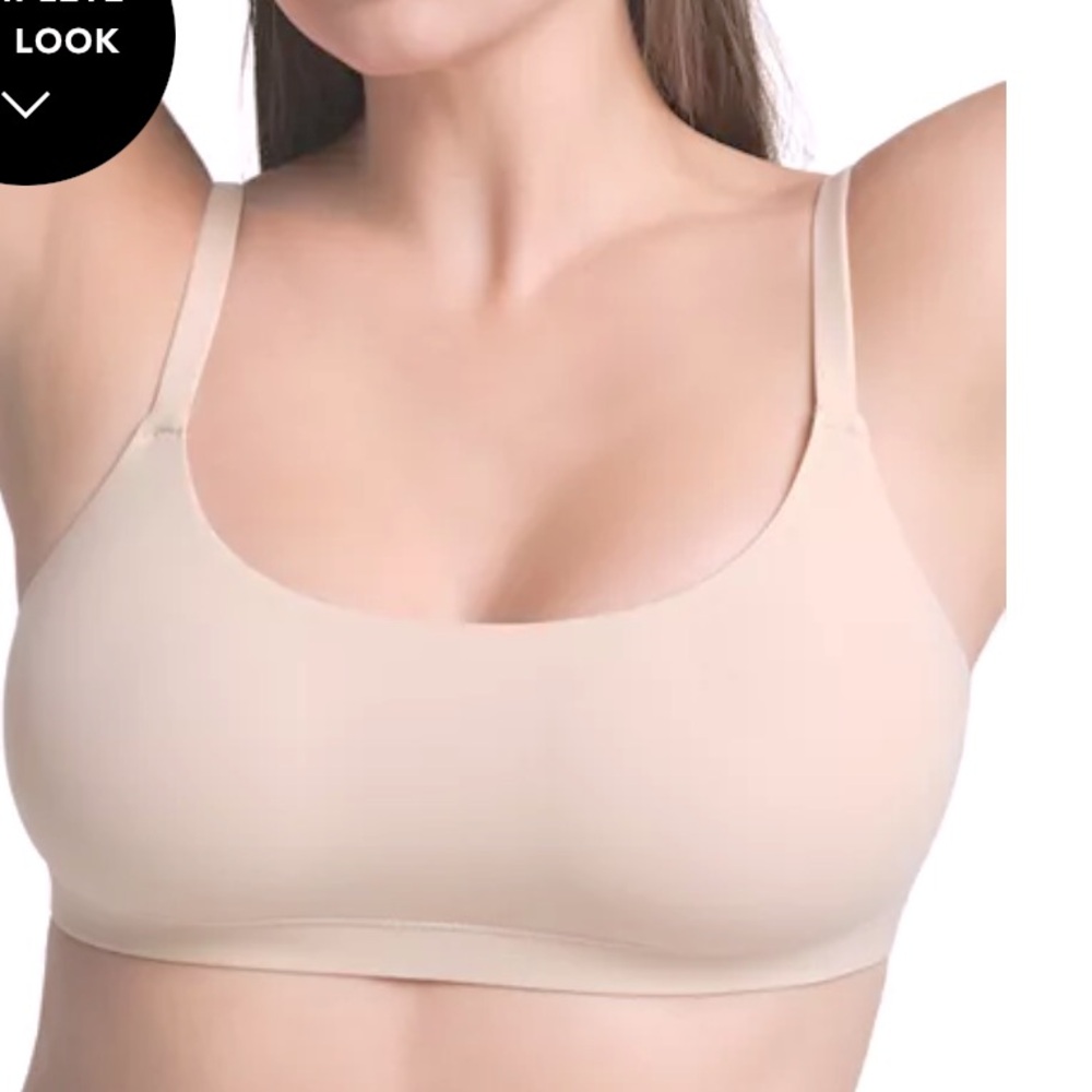 SKIMS Fits  Everybody Scoop neck, Bralette  Bra ( Color Sand )
